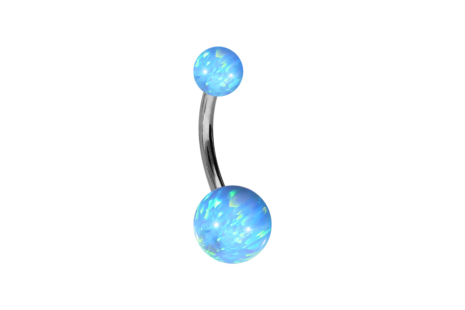 Titan Bananabell Piercing SYNTHETISCHE OPALE